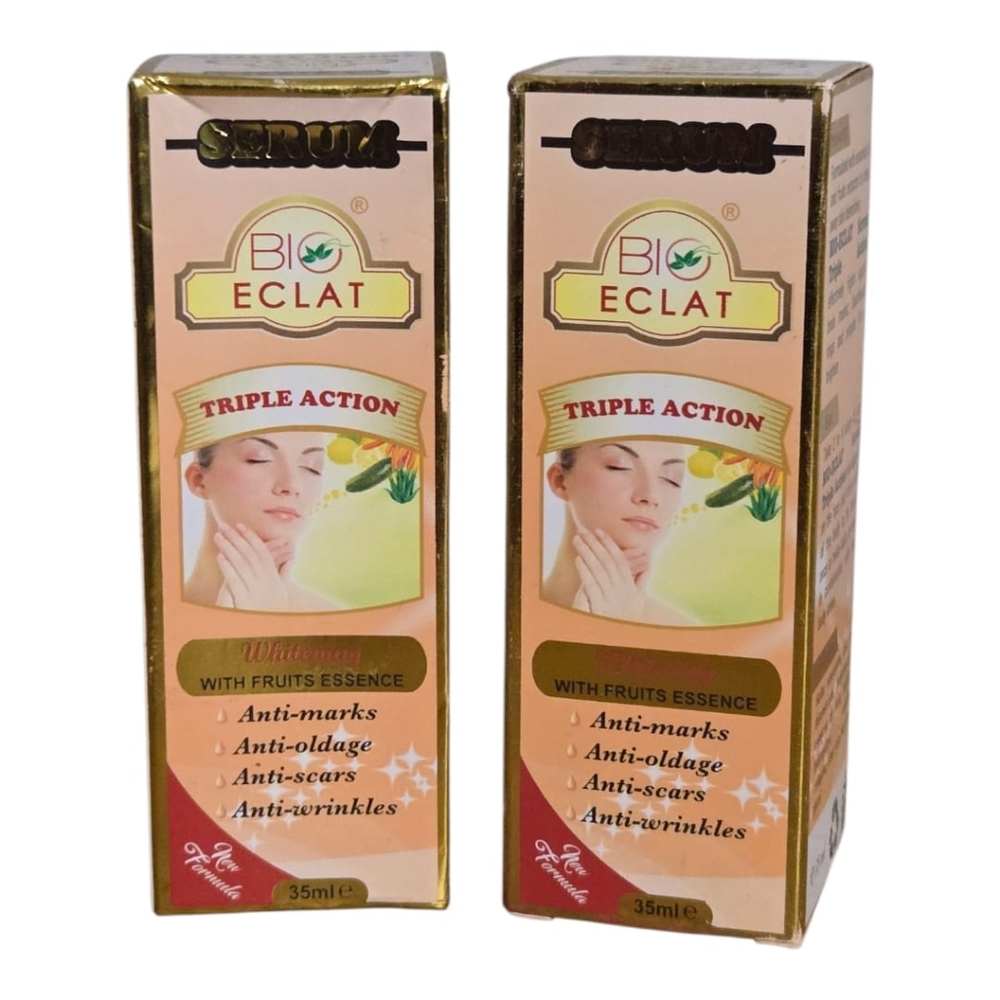 X2 Bio Eclat Triple Action Face And Body Serum 2pieces